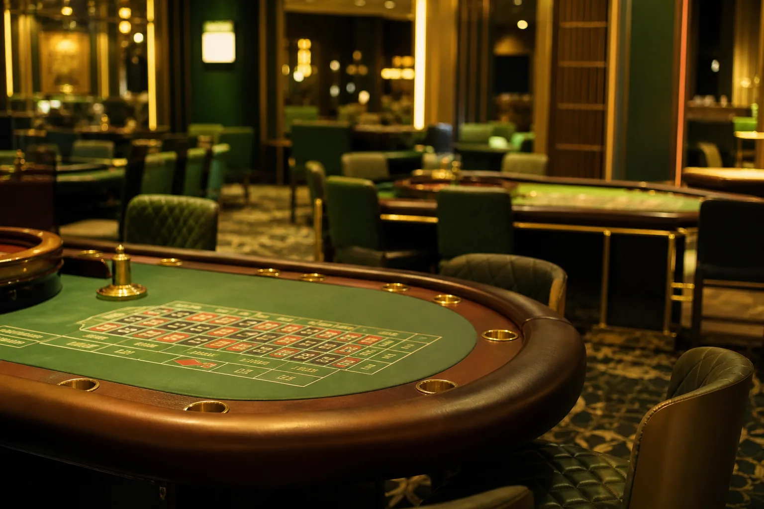 Table and live game categories in an Woo Casino-style lobby