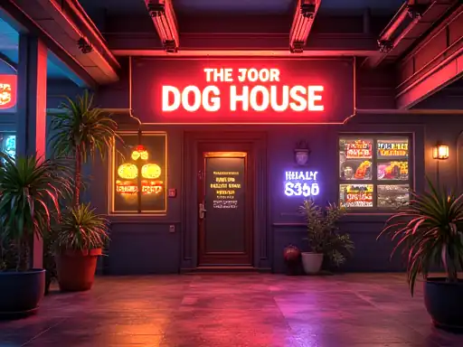 The Dog House Megaways pokie artwork at Woo Casino